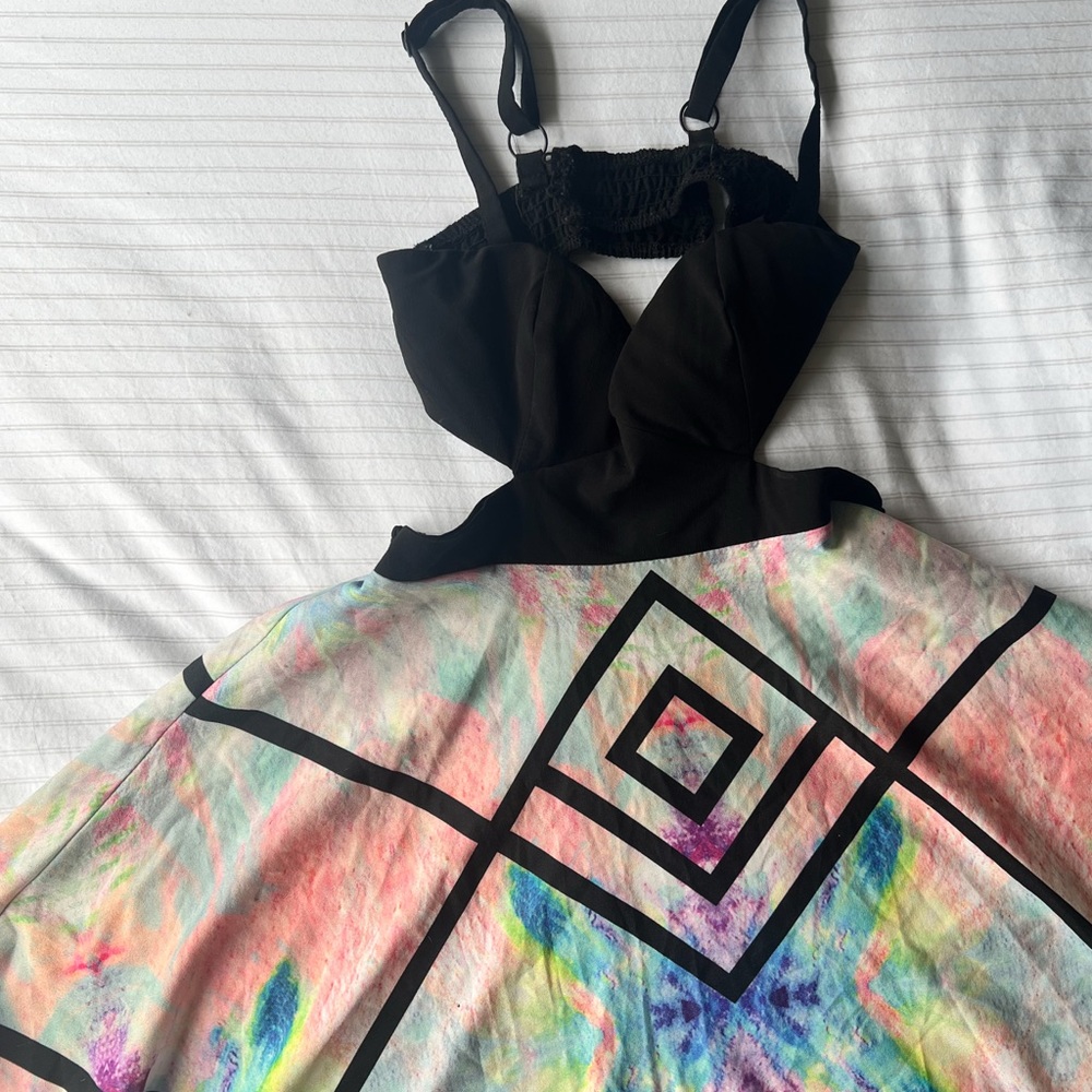Colorful Geometric Dress Mini